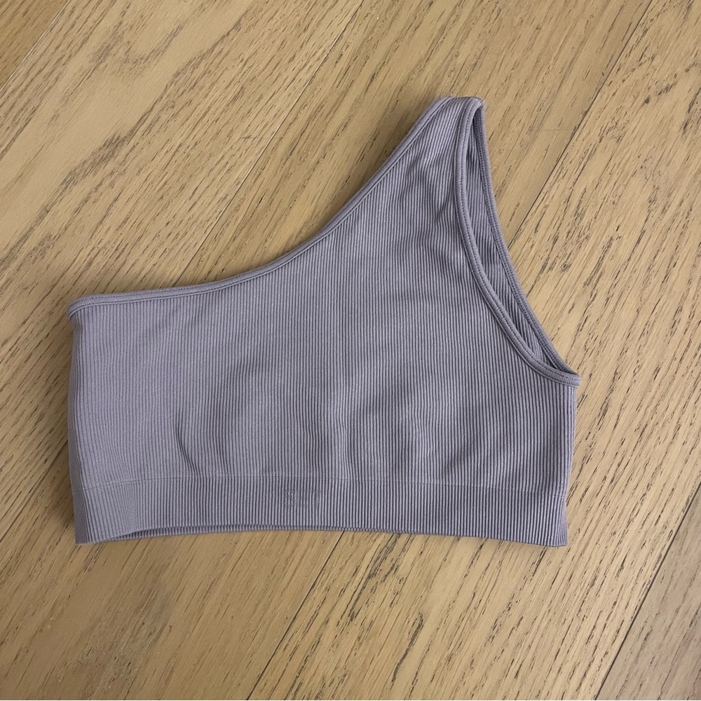 Set active sculptflex ribbed one shoulder bra